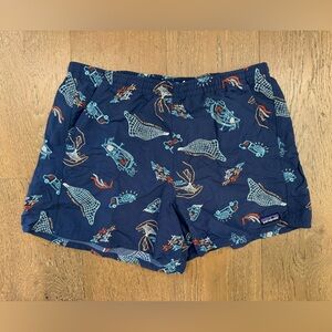 Patagonia Baggies Shorts Nautical Pattern